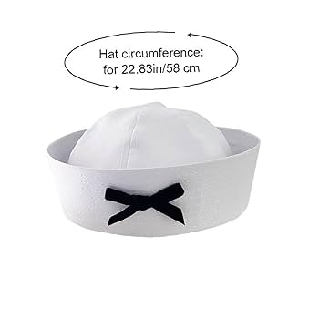 【CA4LA】リボン付き セーラーハット Amazon.co.jp: セーラーハット フリップハット かわいい